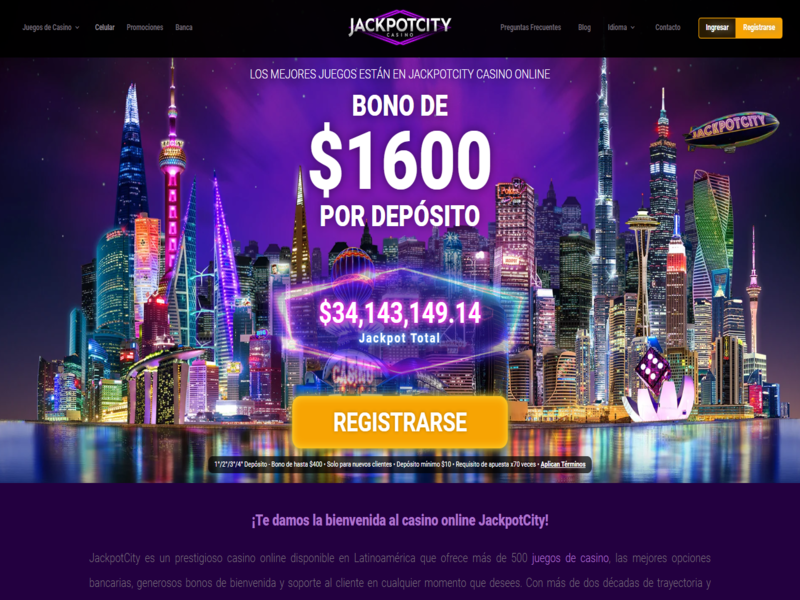 JackpotCity un sitio seguro para amantes de los juegos de casino online
